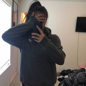 Heather grey Nike pullover hoodie